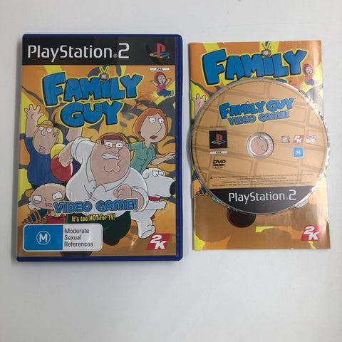 Family Guy Video Game PS2 Playstation 2 Game + Manual PAL 05A4