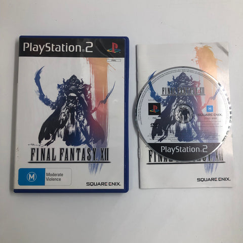 Final Fantasy XII PS2 Playstation 2 Game + Manual PAL 05A4