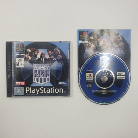 X-Men Mutant Academy PS1 Playstation 1 Game + Manual PAL 05A4