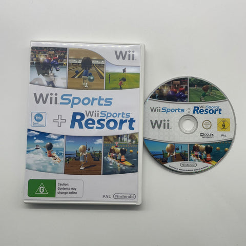 Wii Sports + Wii Sports Resort Nintendo Wii Game PAL 05A4