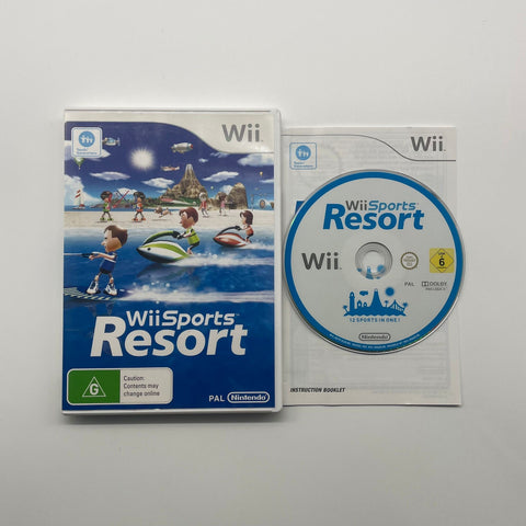 Wii Sport Resort Nintendo Wii Game + Manual PAL 05A4