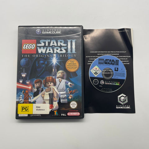 Lego Star Wars 2 II Nintendo Gamecube Game + Manual PAL 05A4