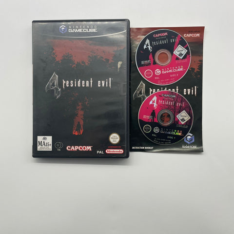 Resident Evil 4 Nintendo Gamecube Game + Manual PAL 05A4