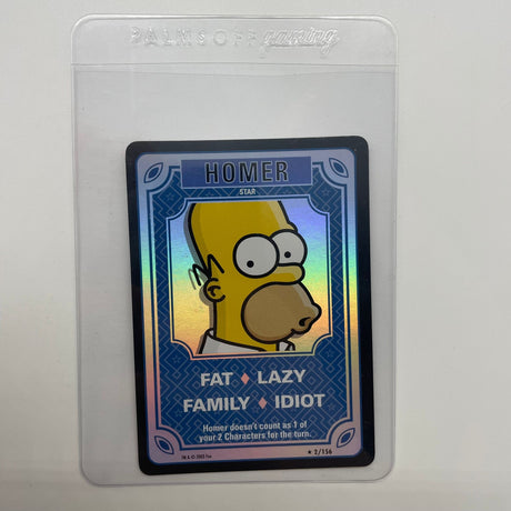 Simpsons Homer 2003 CCG Foil Star Card 2/156
