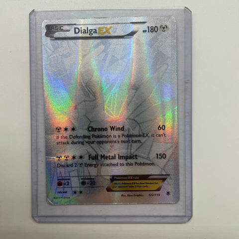 Dialga EX Pokemon Card 122/119 Phantom Forces 05A4