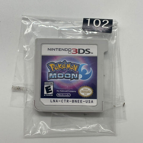 Pokemon Moon Nintendo 3DS Game Cartridge PAL 05A4