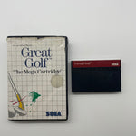 Great Golf Sega Master System Game PAL 05A4
