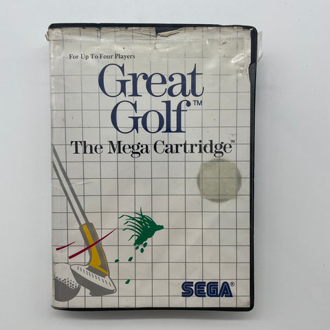 Great Golf Sega Master System Game PAL 05A4