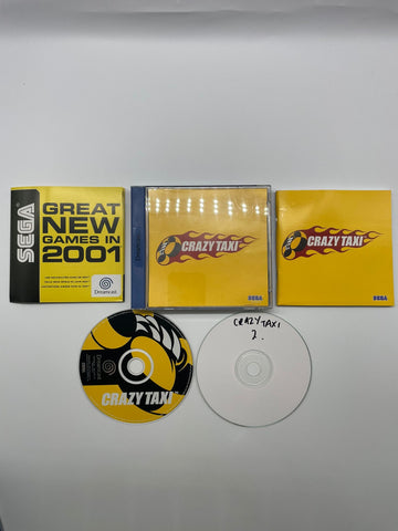Crazy Taxi Sega Dreamcast Game + Manual PAL 05A4