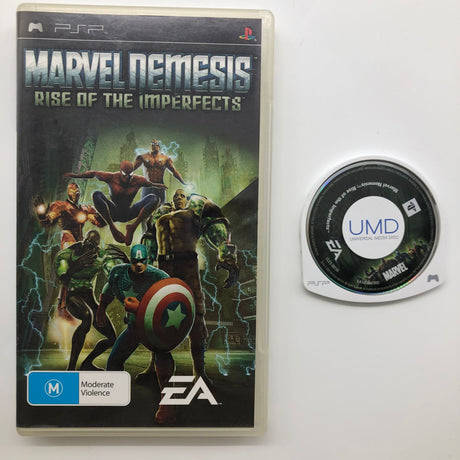 Marvel Nemesis Rise of the Imperfects PSP Playstation Portable Game