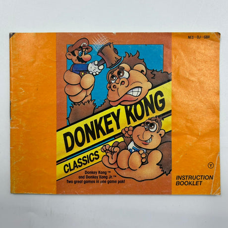 Donkey Kong Classics Nintendo Entertainment System NES Game + Manual PAL