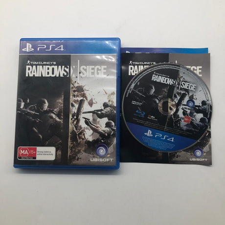 Tom Clancy's Rainbow Six Siege PS4 Playstation 4 Game + Manual