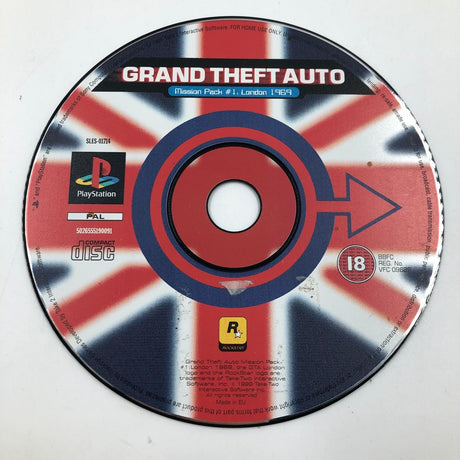 Grand Theft Auto Mission Pack #1 London 1969 PS1 Playstation 1 Game Disc Only