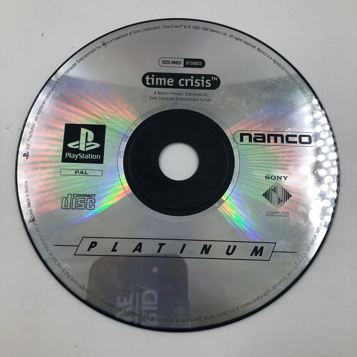Time Crisis PS1 Playstation 1 Game Disc Only