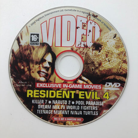 Resident Evil 4 Exclusive In-Game Movies Nintendo Gamecube Game Disc Only PAL
