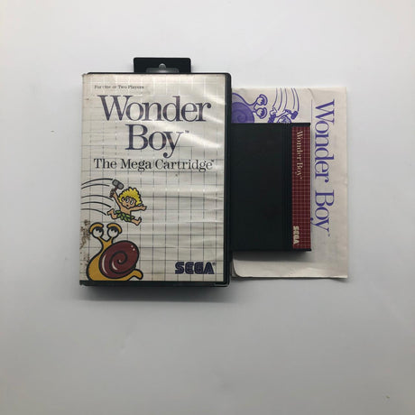 Wonder Boy Sega Master System Game + Manual PAL