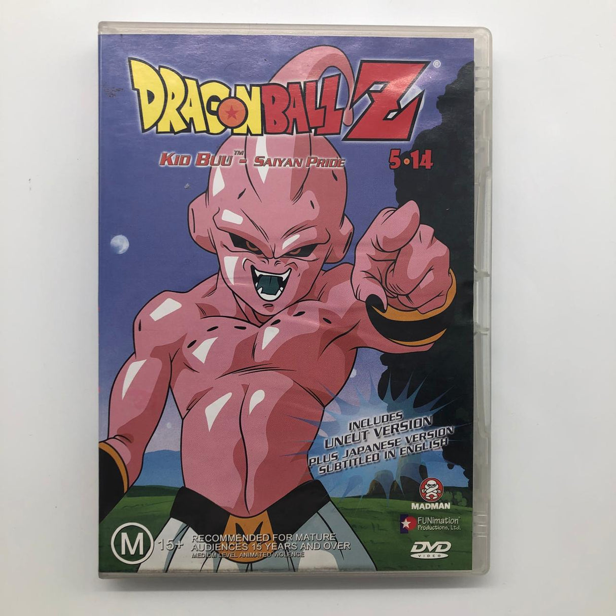 Dragon Ball Z Kid Buu Saiyan Pride 5.14 DVD