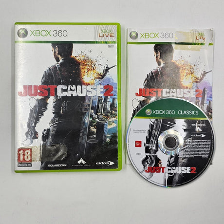 Just Cause 2 Xbox 360 Game + Manual PAL