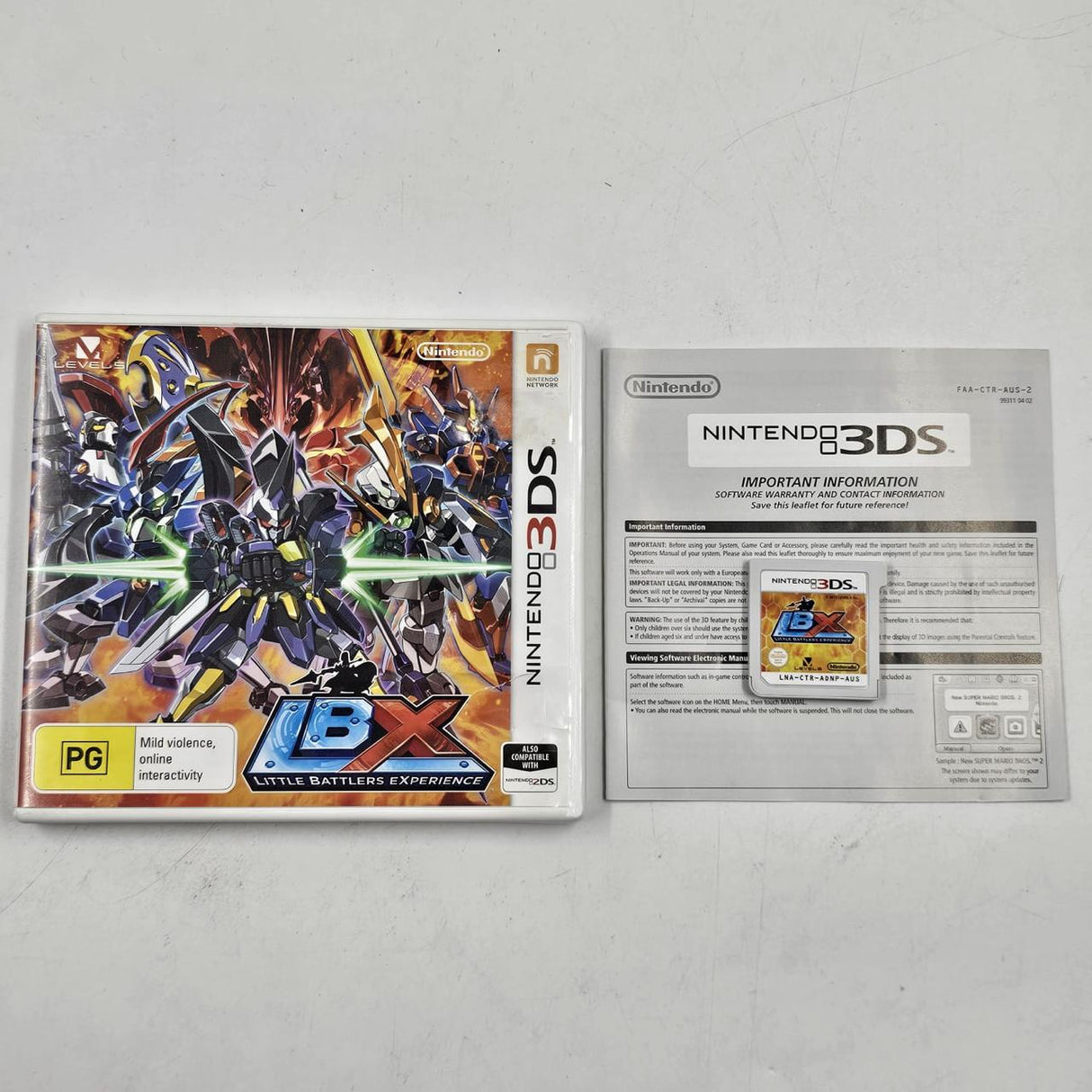 LBX Little Battlers Experience Nintendo 3DS Game + Manual PAL 16JE4 - Trippy Trades 