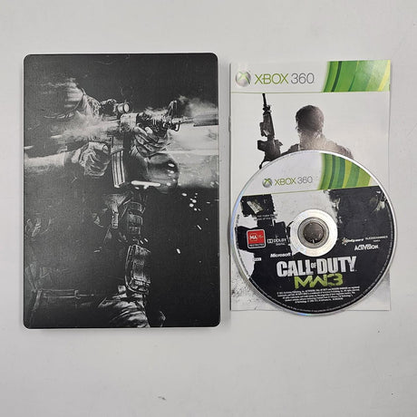 Call Of Duty MW3 Modern Warfare 3 COD SteelBook Edition Xbox 360 Game + Manual PAL