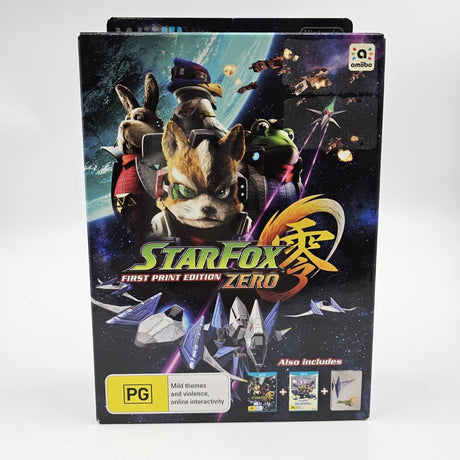 Star Fox Zero First Print Edition Wii U Game Boxed