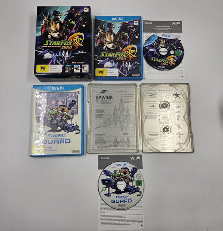 Star Fox Zero First Print Edition Wii U Game Boxed