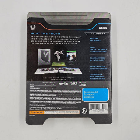 Halo 5 Guardians Limited Edition Xbox One Game Steelbook Boxed