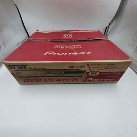 DVD Player Pioneer Dv-355-s With Remote Control And AV Cables Boxed