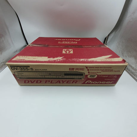 DVD Player Pioneer Dv-355-s With Remote Control And AV Cables Boxed