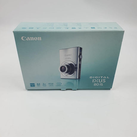 Canon Digital IXUS 80 IS Camera Boxed
