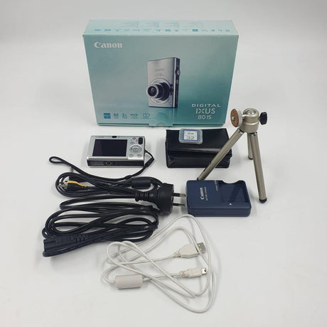 Canon Digital IXUS 80 IS Camera Boxed