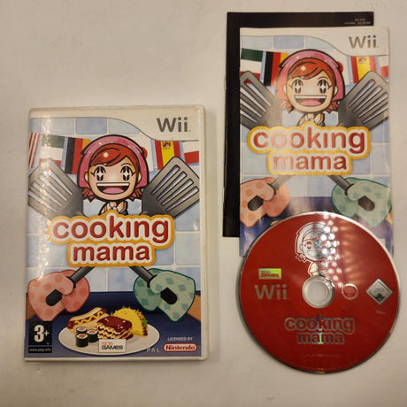 Cooking Mama Nintendo Wii Game + Manual PAL
