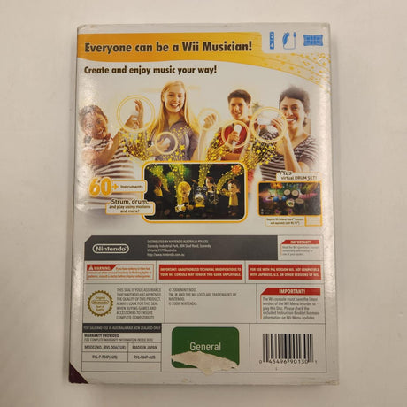 Wii Music Nintendo Wii Game + Manual Slipcase PAL