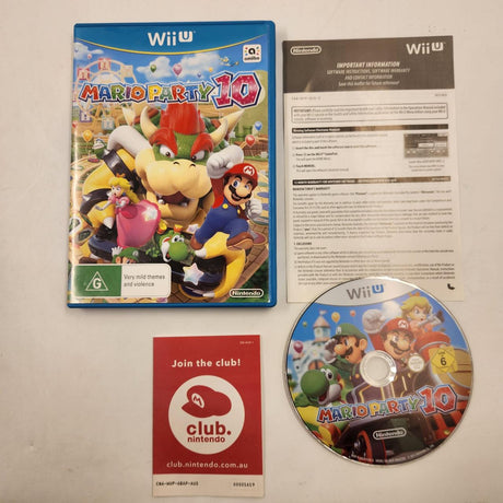 Mario Party 10 Nintendo Wii U Game + Manual PAL