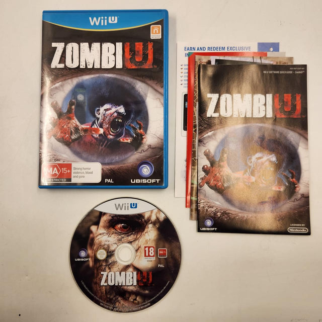 Zombi U Nintendo Wii U Game + Manual PAL