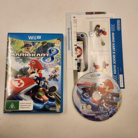 Mario Kart 8 Nintendo Wii U Game + Manual PAL