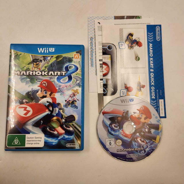 Mario Kart 8 Nintendo Wii U Game + Manual PAL