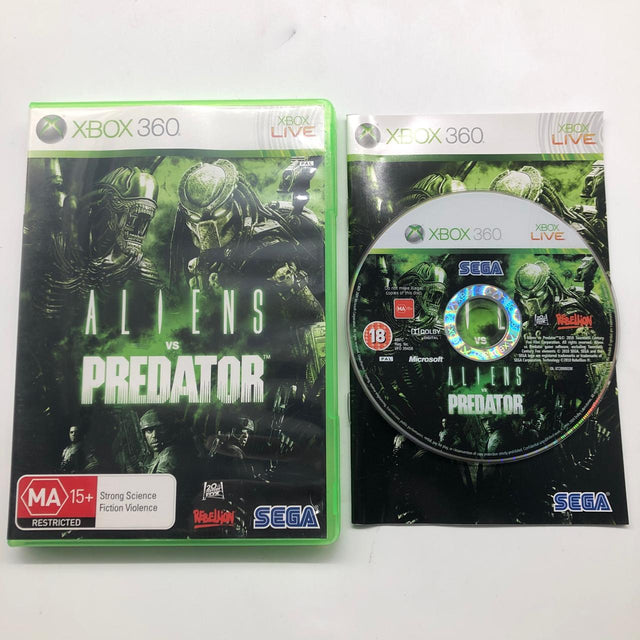 Aliens VS Predator Xbox 360 Game + Manual PAL