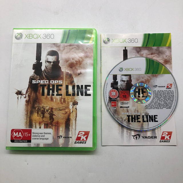 Spec OPS The Line Xbox 360 Game + Manual PAL