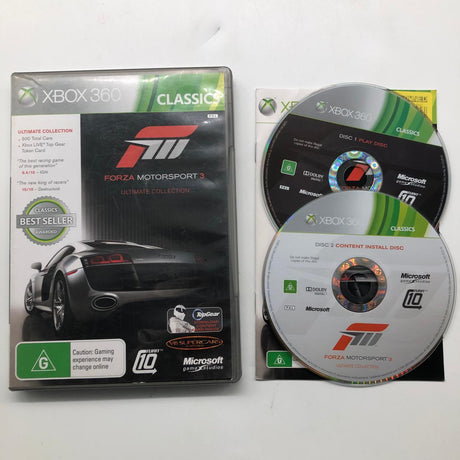 Forza Motorsport 3 Xbox 360 Game + Manual PAL