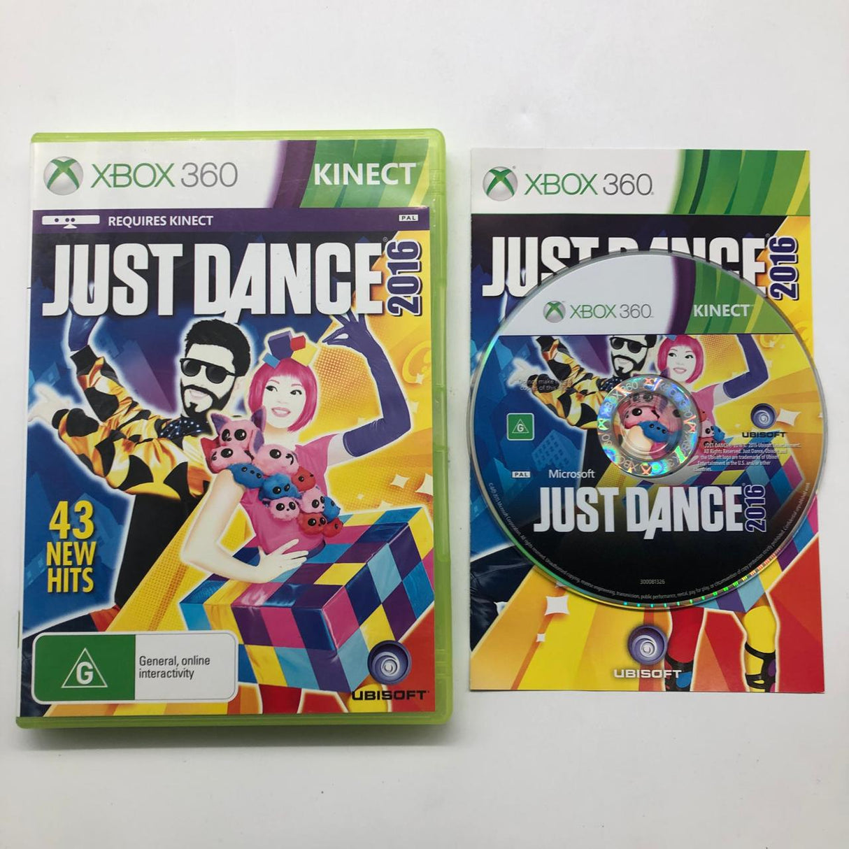 Just Dance 2016 Xbox 360 Game + Manual PAL