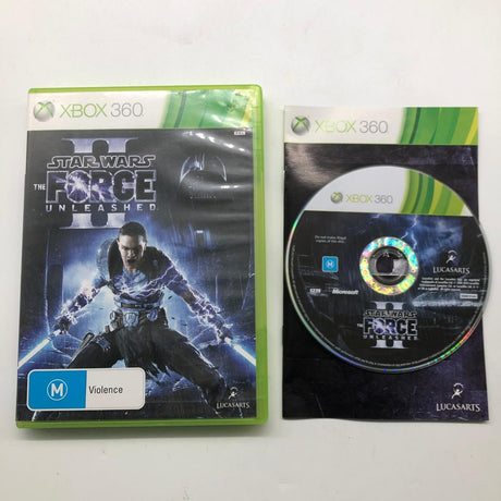 Star Wars The Force Unleashed II 2 Xbox 360 Game + Manual PAL