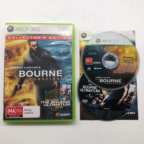 The Bourne Conspiracy Collector's Edition Includes The Bourne Ultimatum DVD Xbox 360 Game + Manual PAL