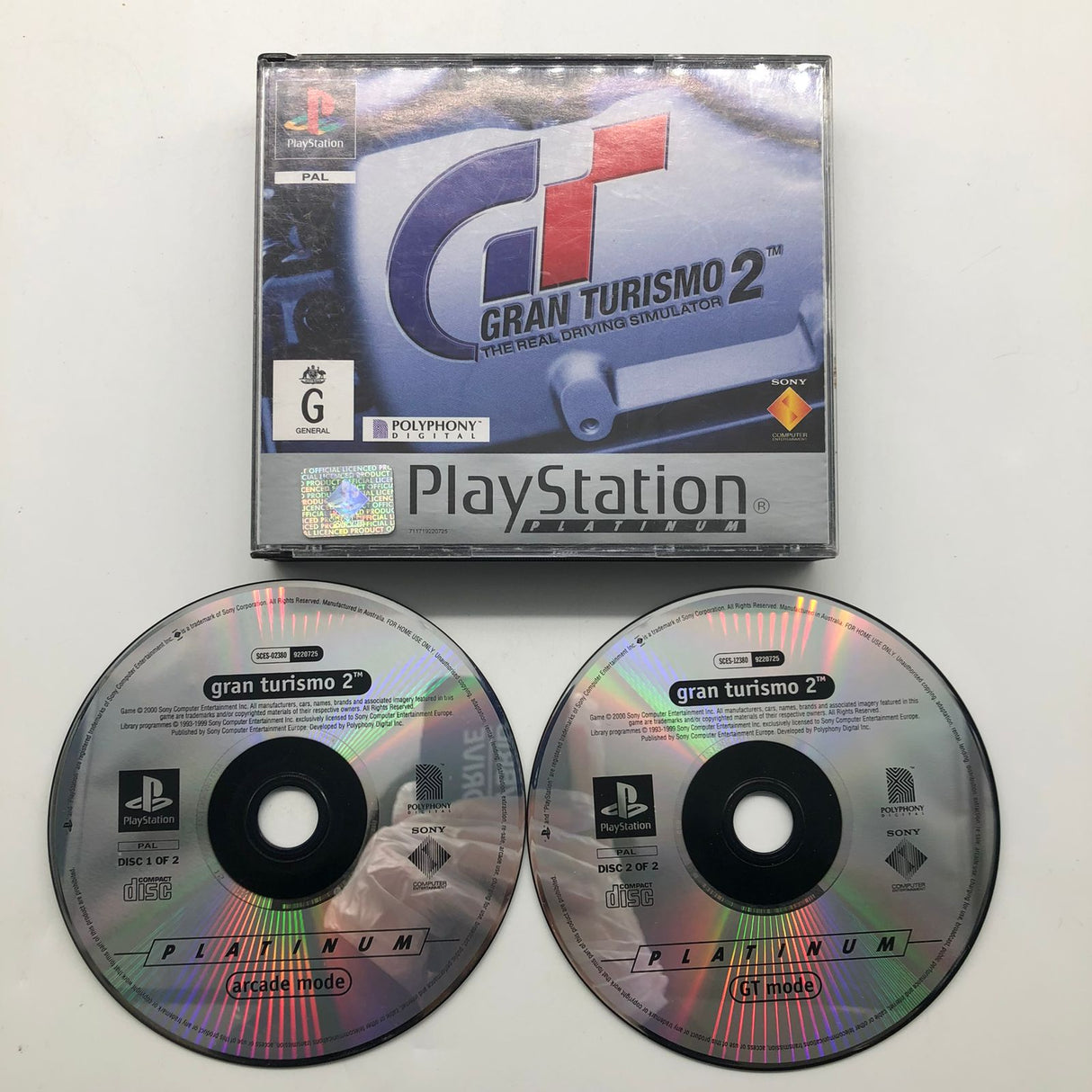 Gran Turismo 2 GT 2 PS1 Playstation 1 Game PAL