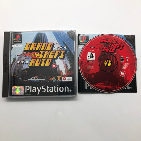 Grand Theft Auto GTA PS1 Playstation 1 Game + Manual PAL 25AU4