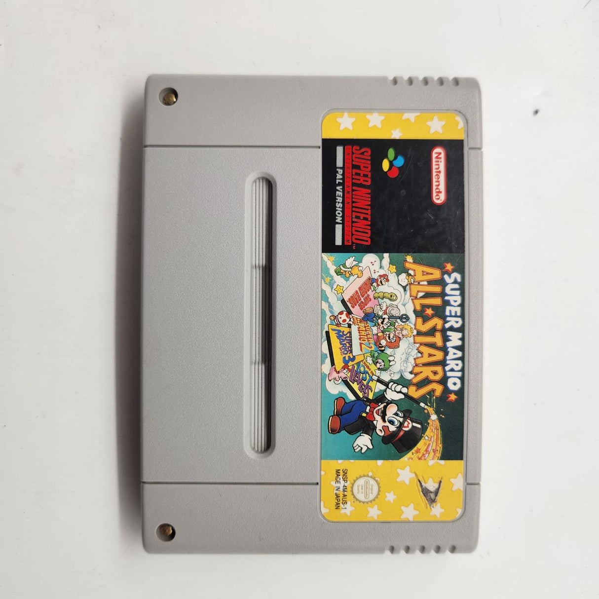 SNES Super Nintendo Entertainment System Super Mario All Stars Edition PAL Version Console Boxed