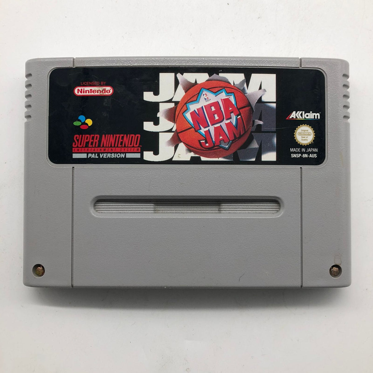 NBA Jam Super Nintendo SNES Game Cartridge PAL