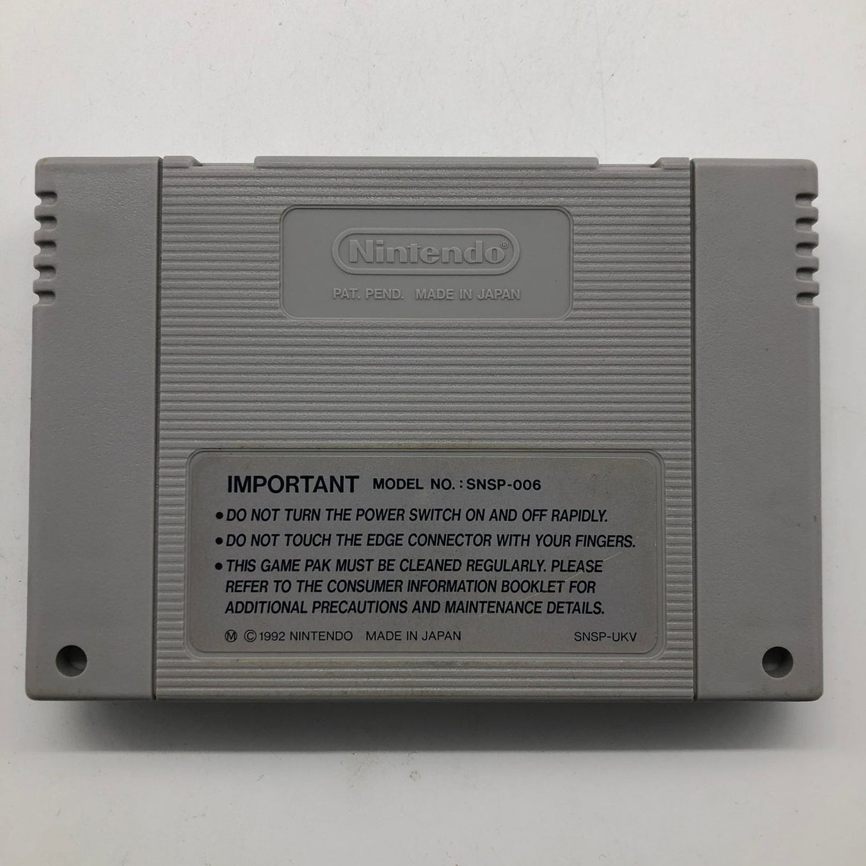 Super International Cricket Super Nintendo SNES Cartridge PAL
