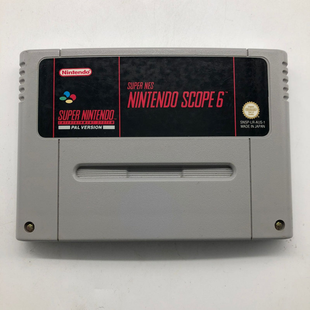 Super NES Nintendo Scope 6 Super Nintendo SNES Cartridge PAL