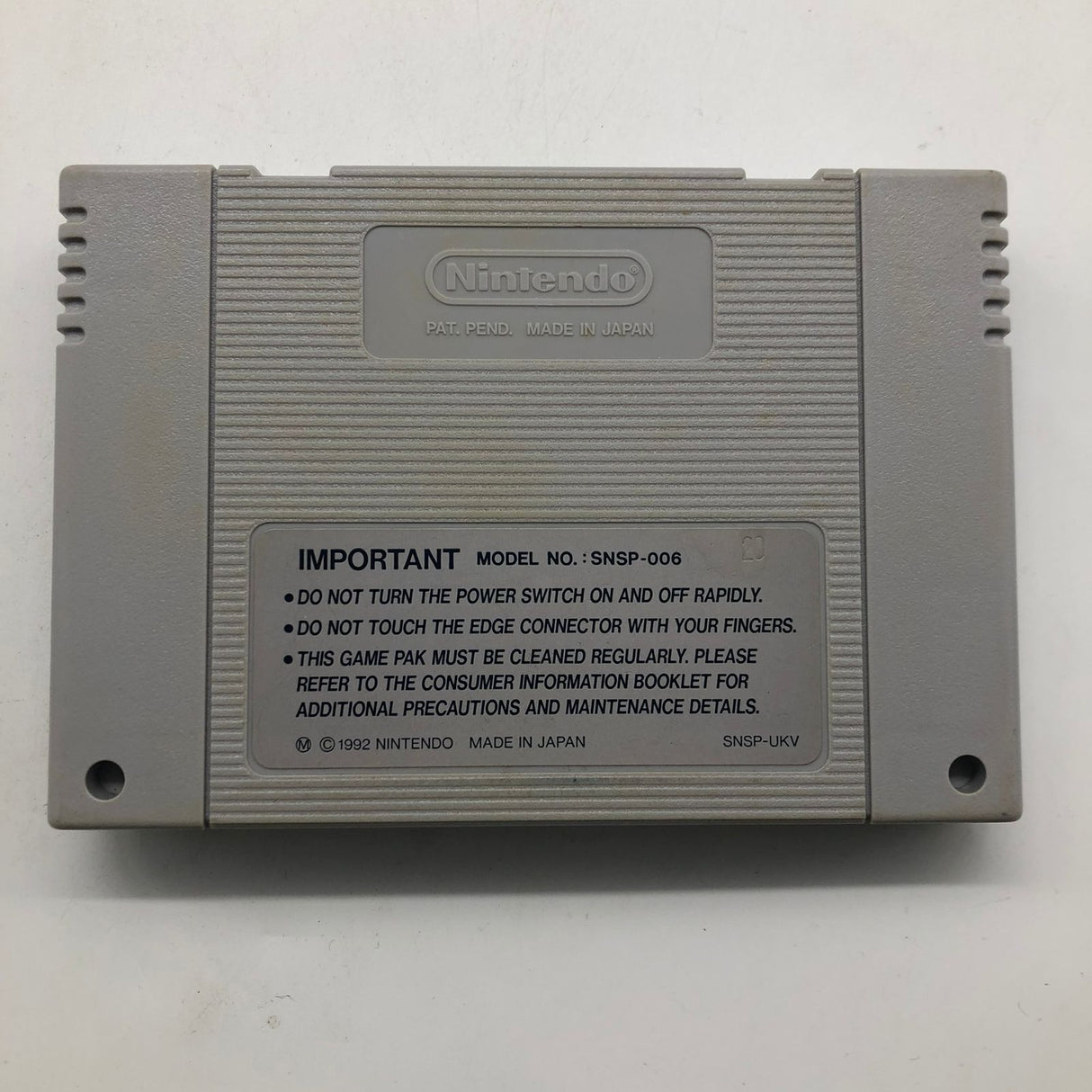 Super NES Nintendo Scope 6 Super Nintendo SNES Cartridge PAL